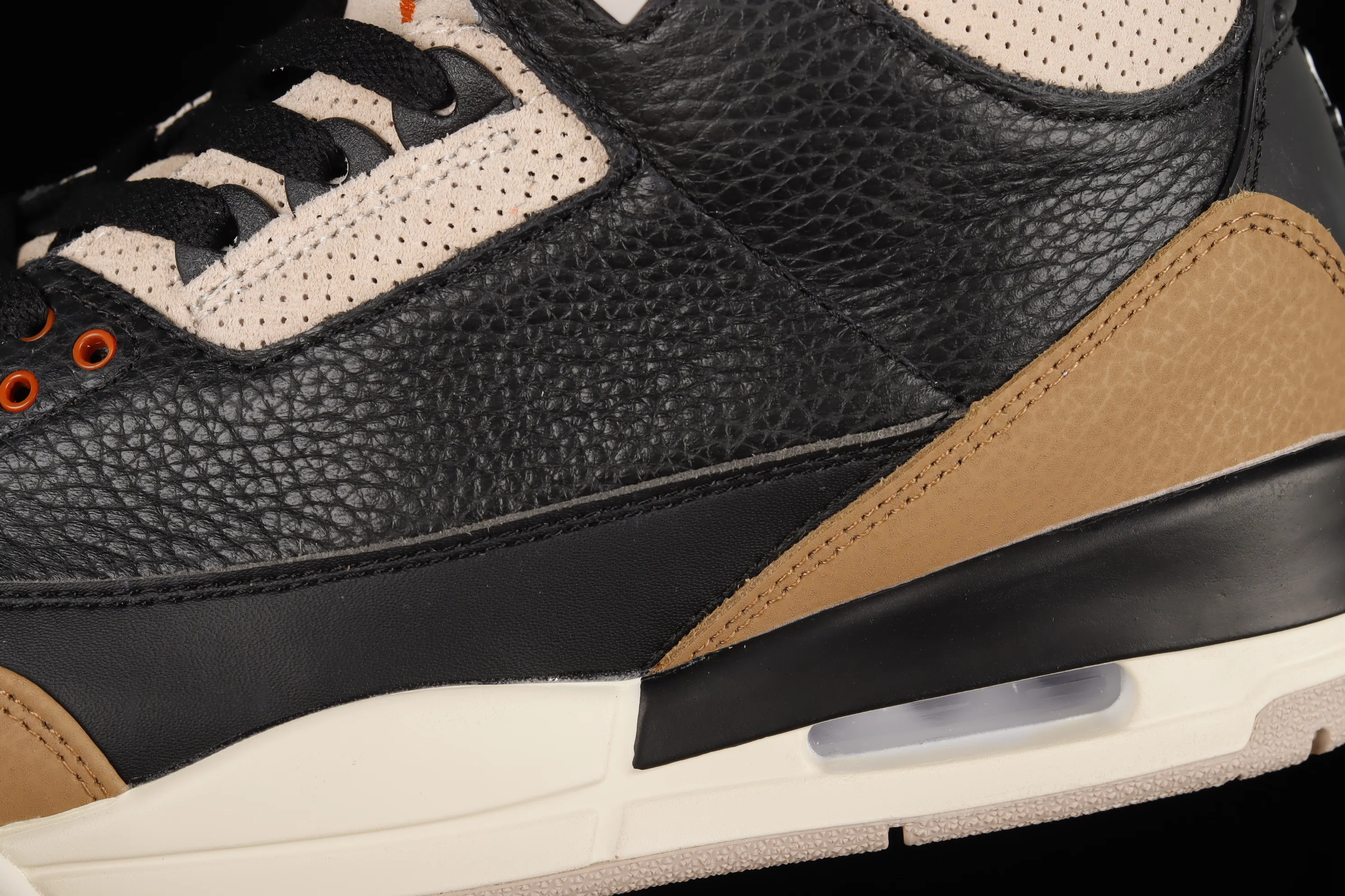 All categories Air Jordan Jordan series basketball shoes Air Jordan 3 Air Jordan 3 SE "Denim" AJ3 Joe 3 black brown cement CT8532-008